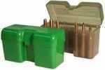 MTM Ammunition Box 22 Round Flip-Top 338 WSM 45-70 450 Marlin Green RF22-SM-10